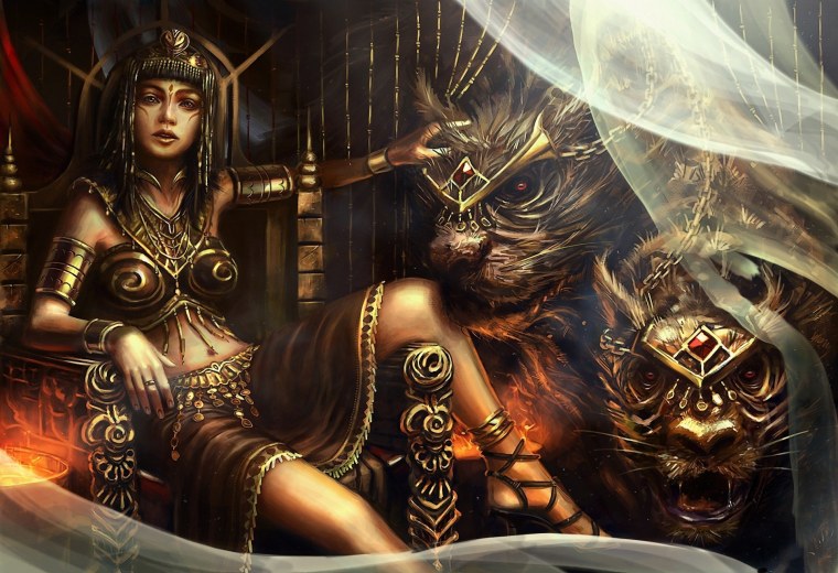 Богиня Бастет Клеопатра