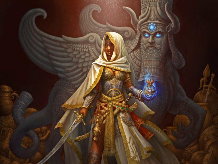 Восточный маг фэнтези