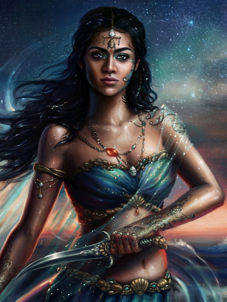 Восточная женщина воин