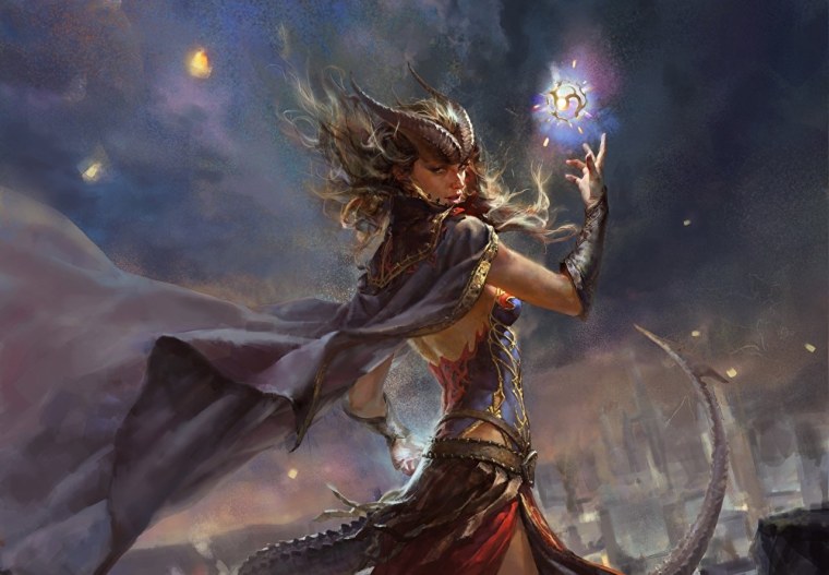 Волшебница с посохом