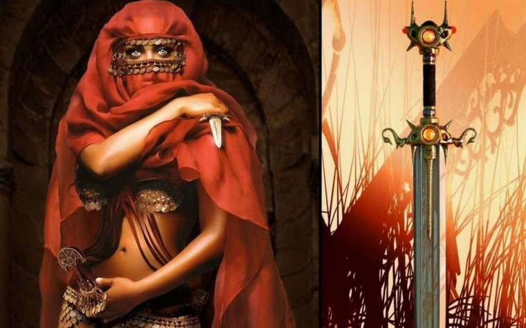 Восточная женщина воин