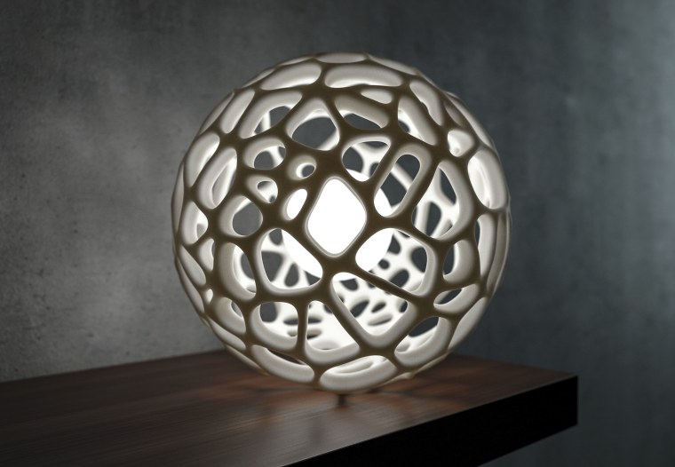 Voronoi лампа 3 д принтер
