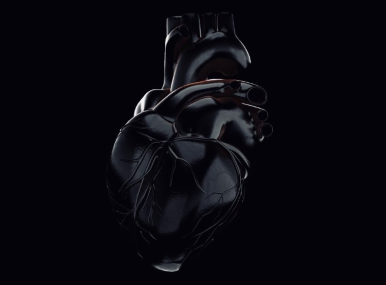 Реалистичное сердце заставка для проекта