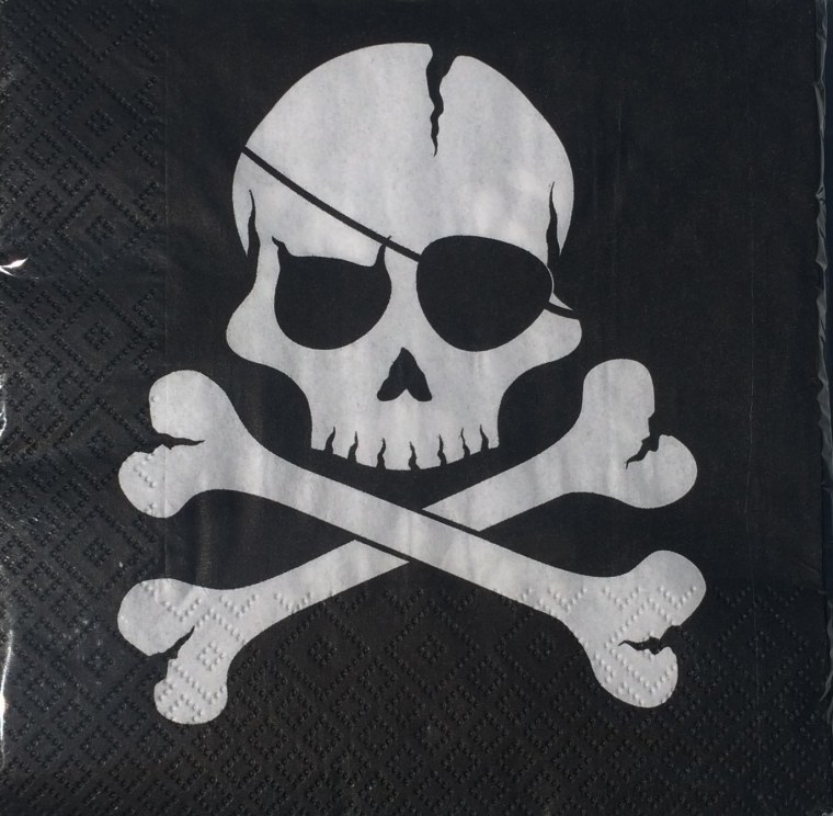 Пиратский череп с мечами