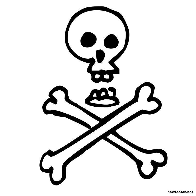 Веселый Роджер контур