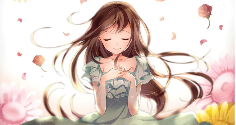 Аниме девушки милые