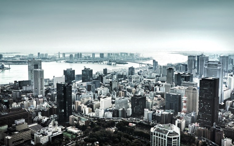 Панорама города сверху