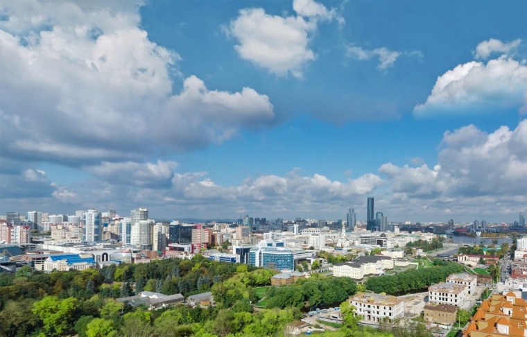 Панорама города