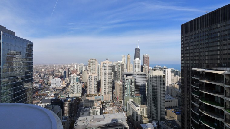 Вид из окна на город