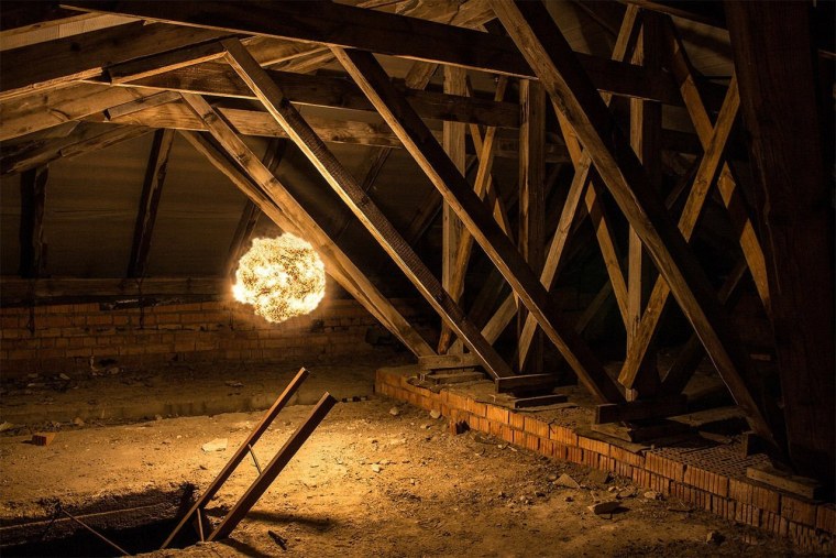 Сено на чердаке