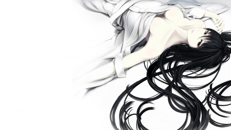 Белые аниме обои