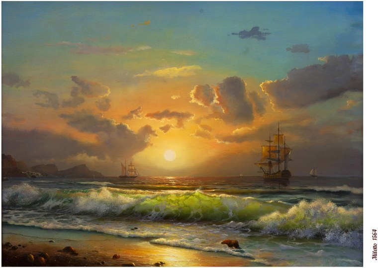 Художник Купрашвили Харитон море