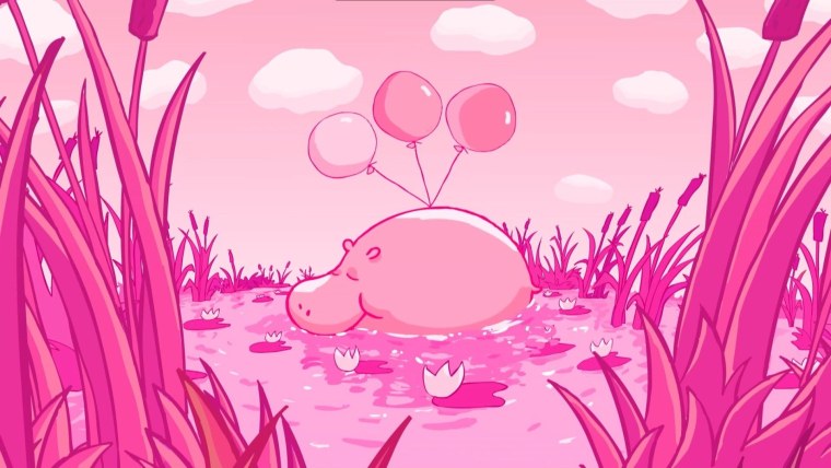 Розовый Бегемот Смешарики