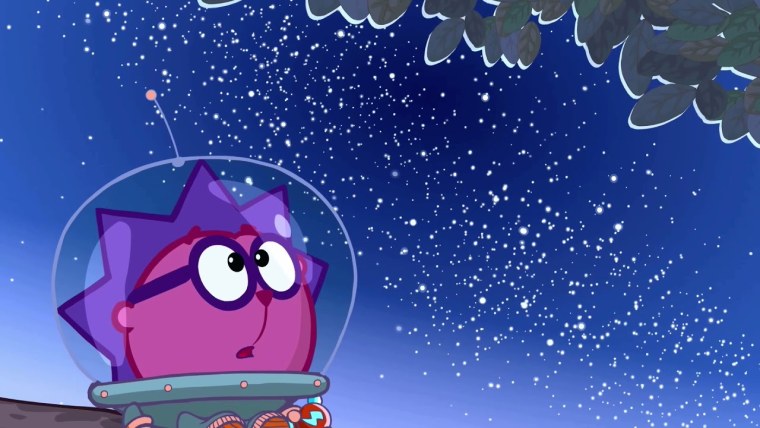 Смешарики Ёжик в туманности Крош