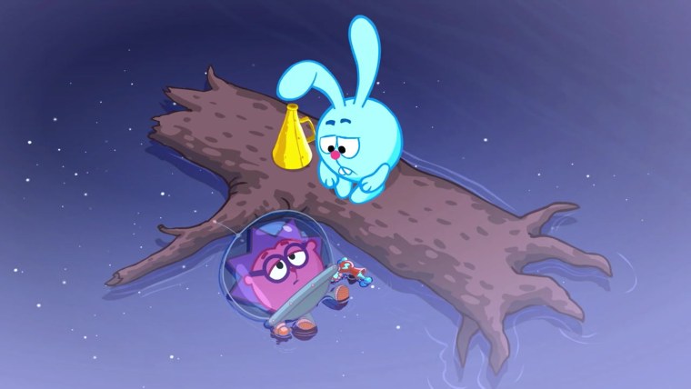 Смешарики Ёжик в туманности