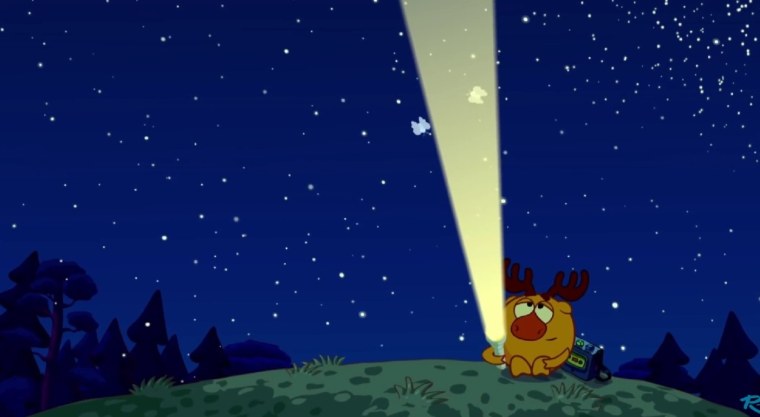 Смешарики Лосяш с фонариком