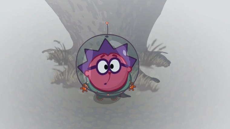 Смешарики Ёжик в туманности Крош