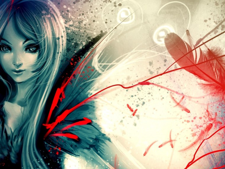 Девушка. Абстракция