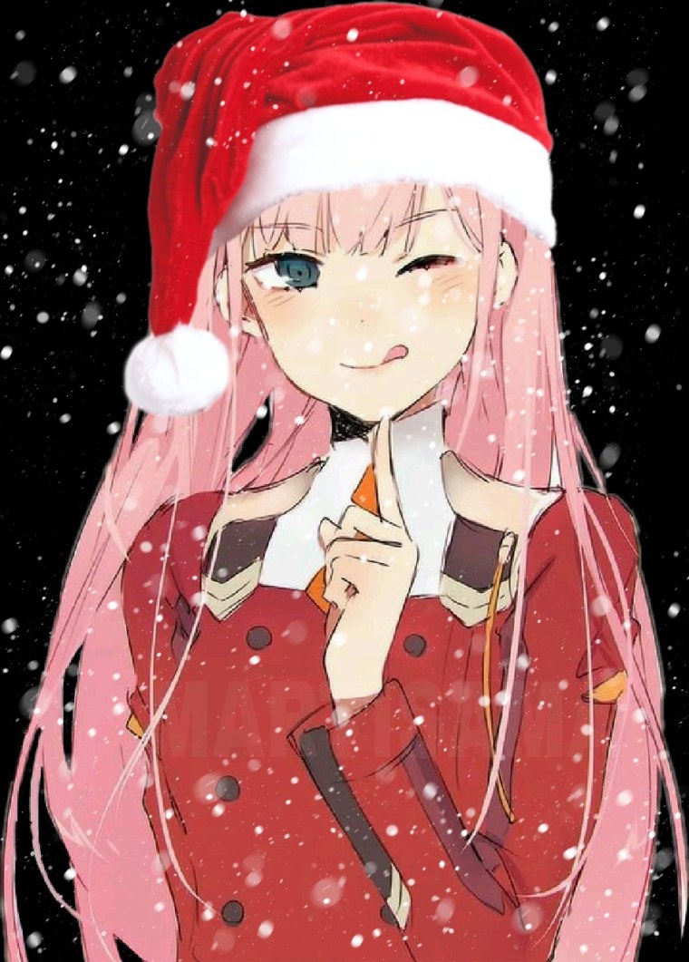 Зеро ту в новогоднем костюме