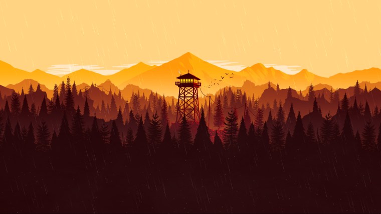 Firewatch обои 4к