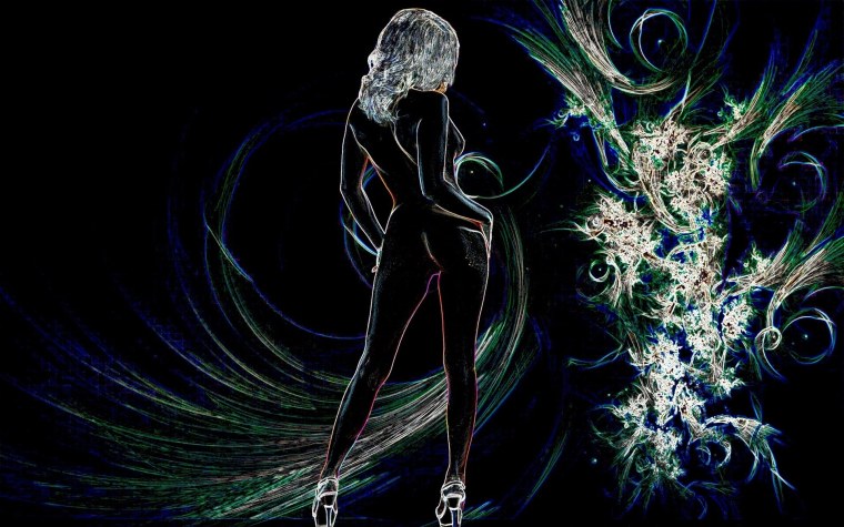 Девушка. Абстракция