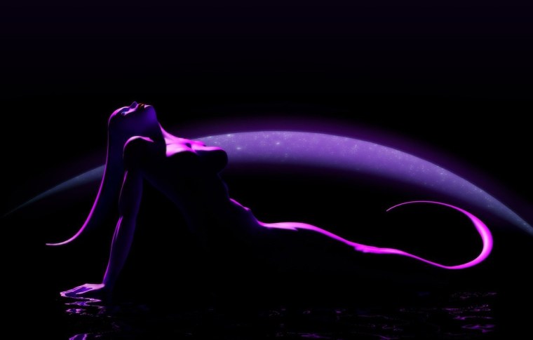 Неоновый силуэт