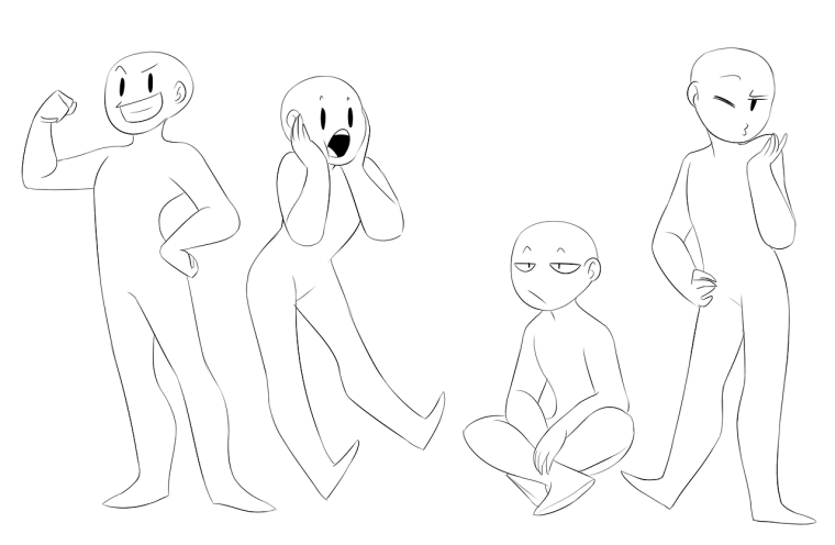 Заготовка тела для рисунка