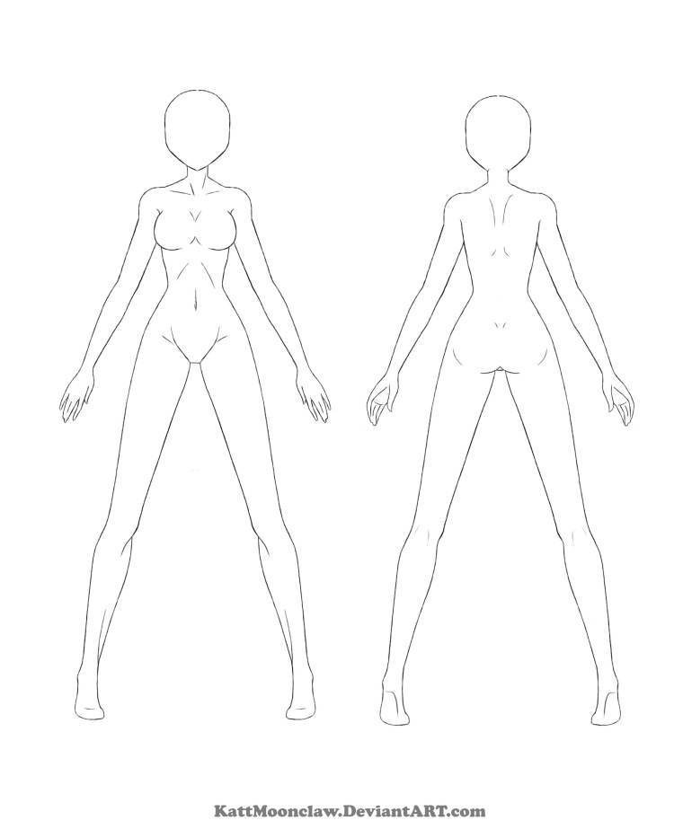 Заготовки для рисования людей