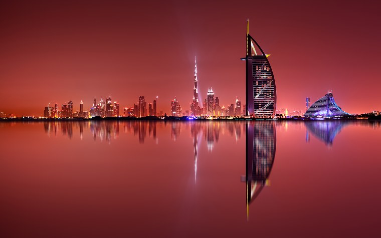 Ночной Дубай 2020