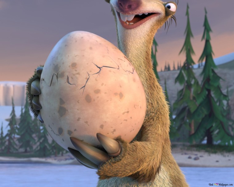 Ледниковый период погоня за яйцами Мэнни