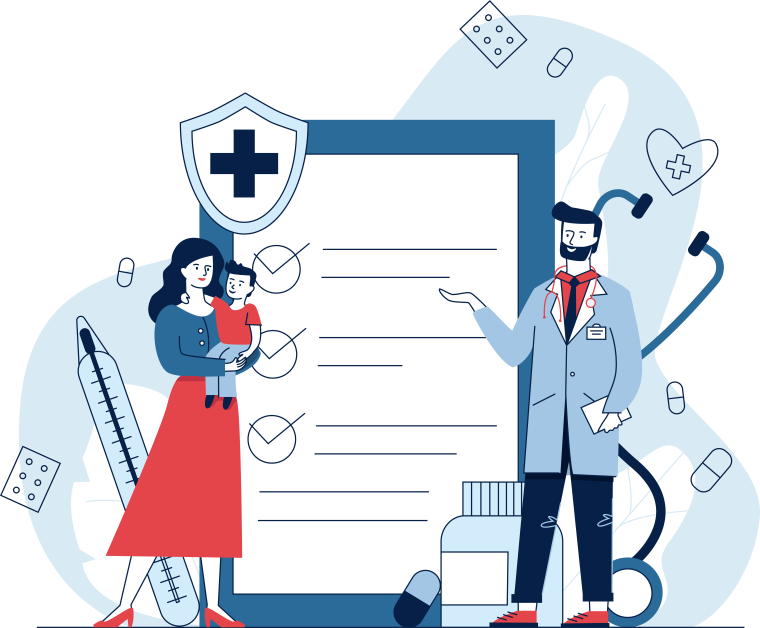 Больничный рисунок