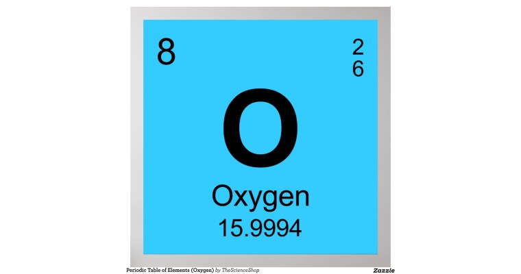 Oxygen химический элемент