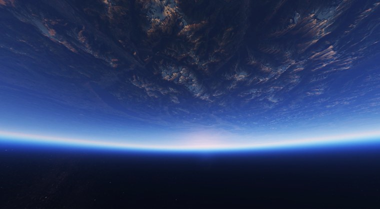 Звездное небо в горах