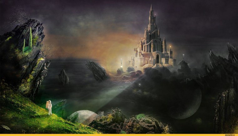 Картинки на рабочий стол фэнтези замки