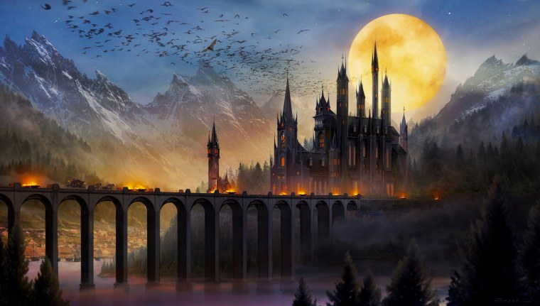 Фэнтези замки и крепости