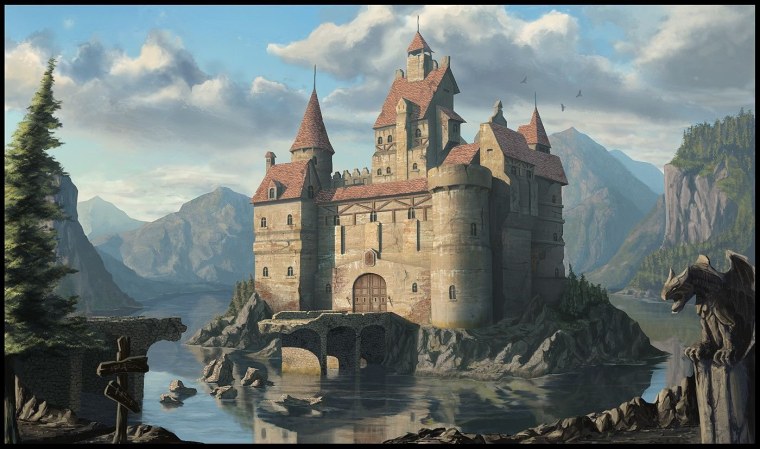 Крепость тамплиеров арт концепт