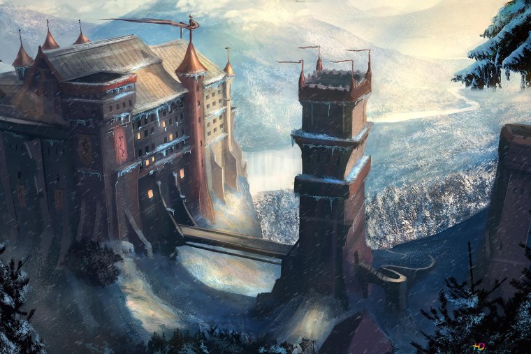 Замок Винтерфелл башни