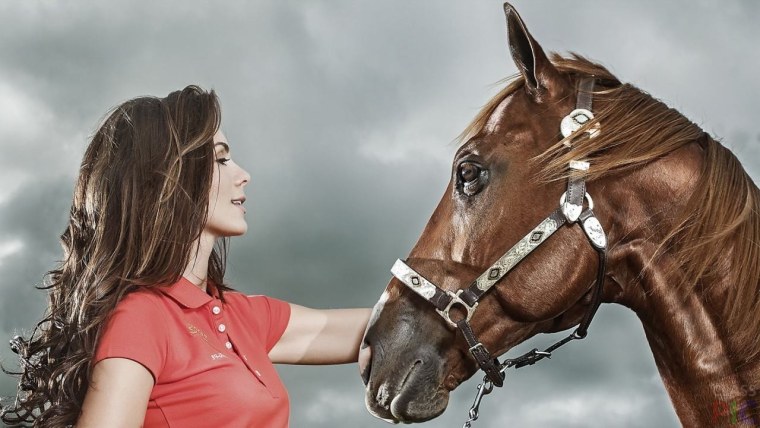 Фотосессия на природе с лошадью