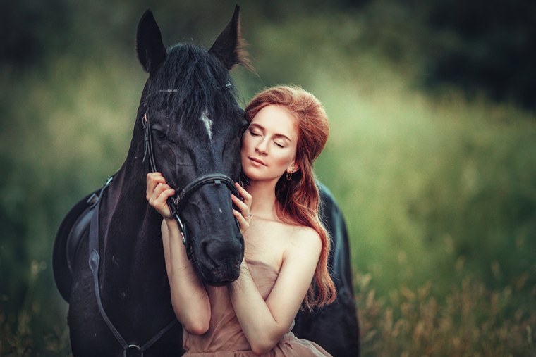 Девочка на лошади