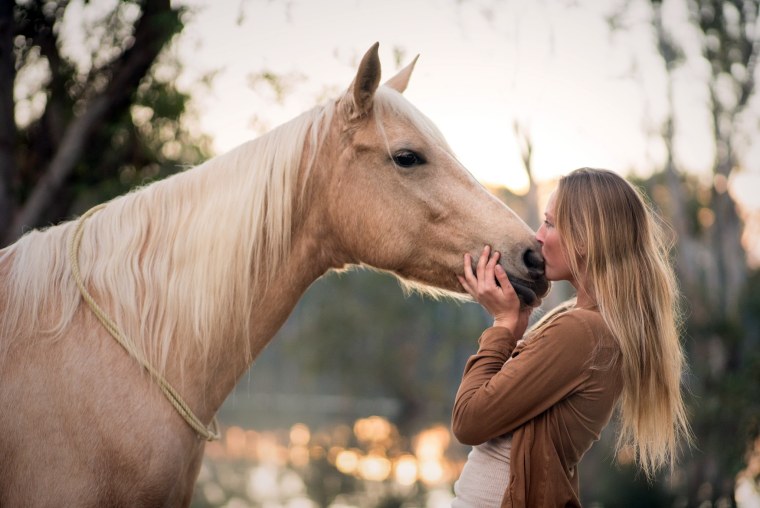 Фотосессия фэшн на лошадях