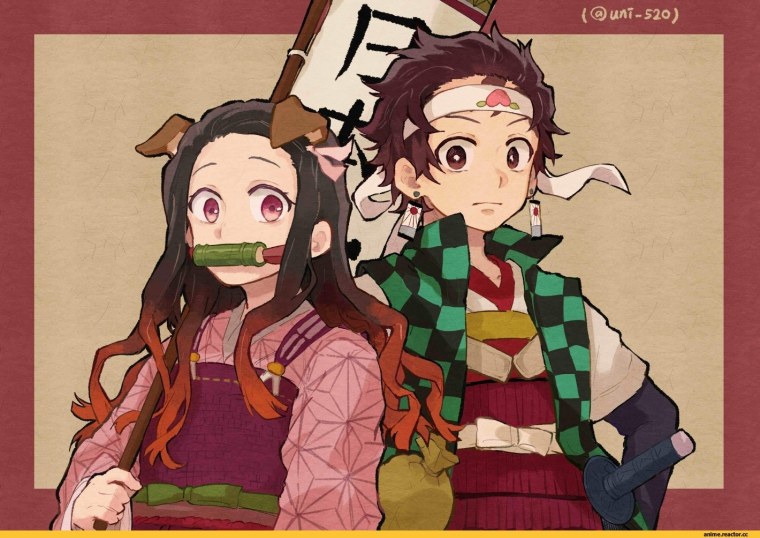 Nezuko Kamado and Tanjirou