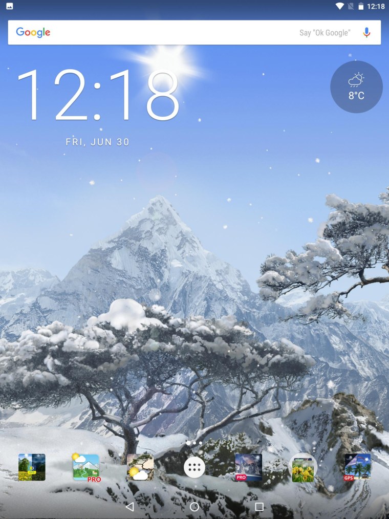 Фон приложения weather