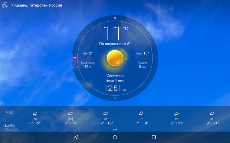 Weather app Android