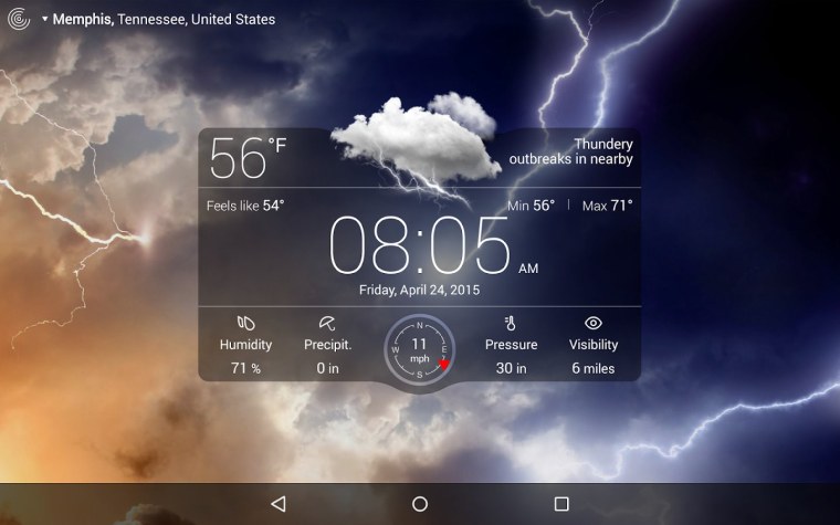 Андроид weather Live