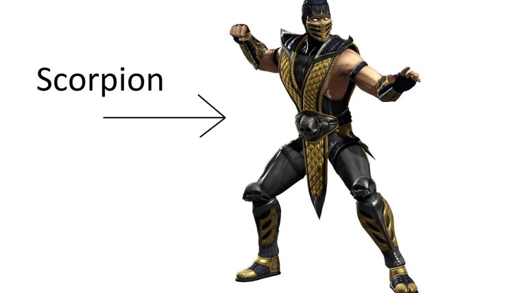 Скорпион мортал комбат в полный рост