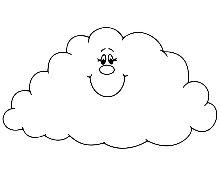 Облака нарисованные