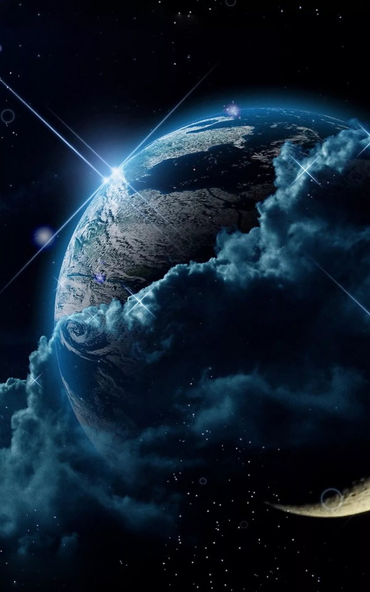 Рисунки на черном фоне