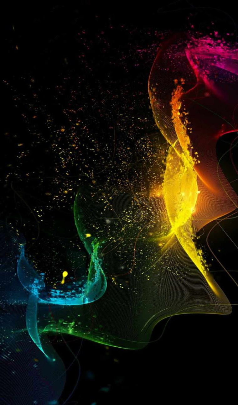 Красивая абстракция на телефон