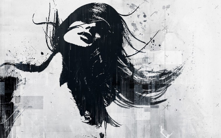 Девушка. Абстракция