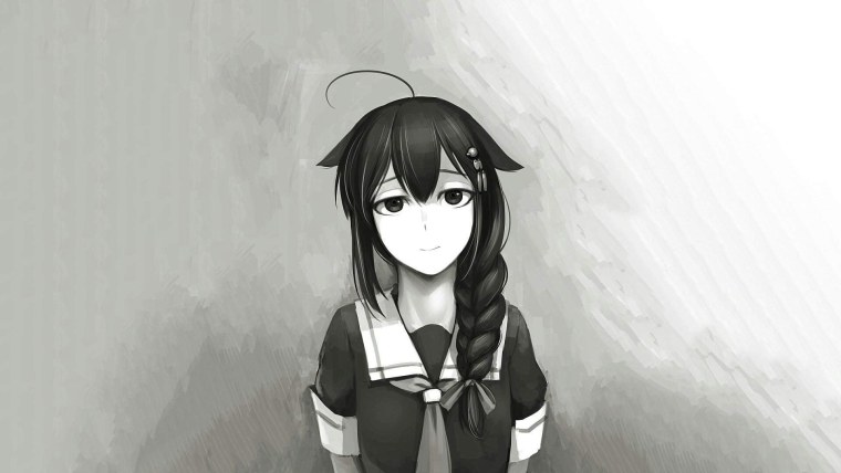 Волк оскал чб